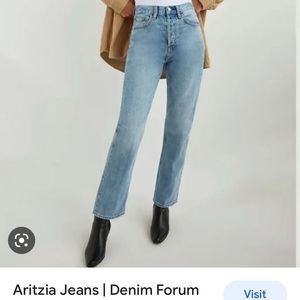 Aritzia Denim forum picture this bleu size 24 like new